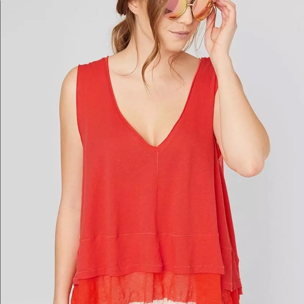 Free People Peachy Tank Top